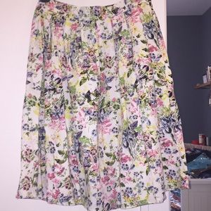 Floral Midi Skirt